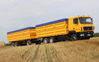 Транспорт для перевозки зерна. Автомобили МАЗ - Хабаровск, заказать или взять в аренду