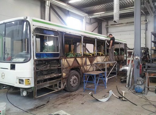 Ремонт автобусов, замена стекол, ремонт кузова стоимость ремонта и где отремонтировать - Хабаровск