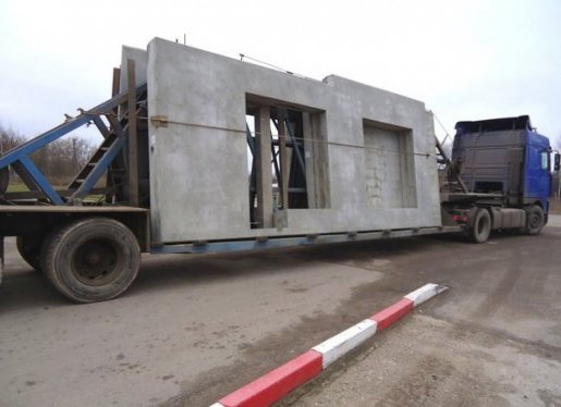 Перевозка бетонных панелей и плит - панелевозы стоимость услуг и где заказать - Хабаровск