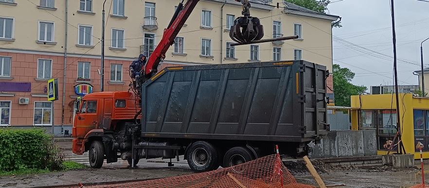 Услуги ломовоза в Бикине